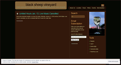 Desktop Screenshot of blacksheepvineyard.com